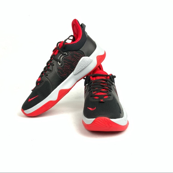 New Nike PG 5 Bred Basketball Shoes PAUL GEORGE Size 10.5 - Picture 4 of 14